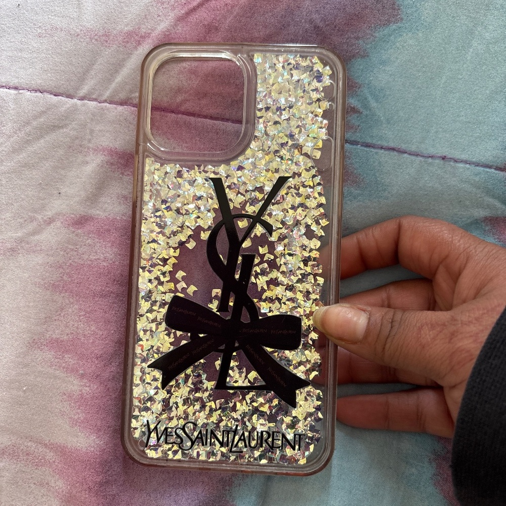 iPhone 13pro Max YSL DIAMOND aquarium case